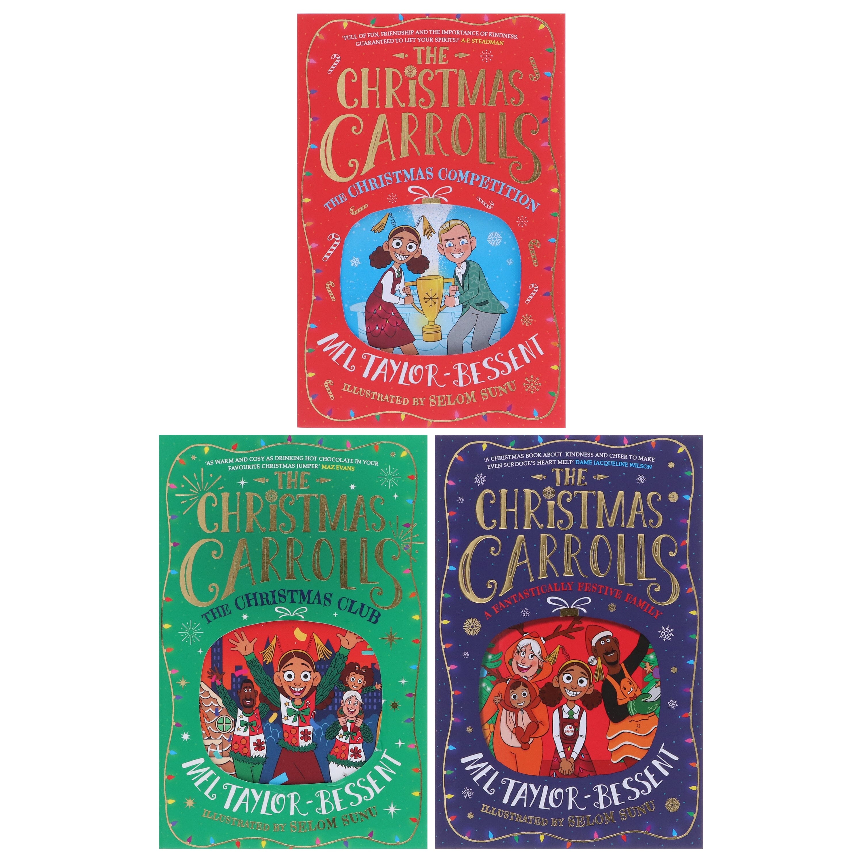 Damaged - The Christmas Carrolls Series By Mel Taylor-Bessent 3 Books Collection Set - Ages 8-12 - E-B00k - T 55