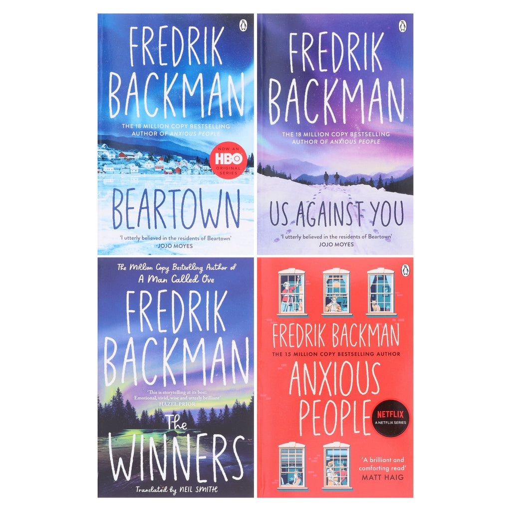 Damaged - Fredrik Backman 4 Books Collection Set - Fiction - E-B00k - T 55