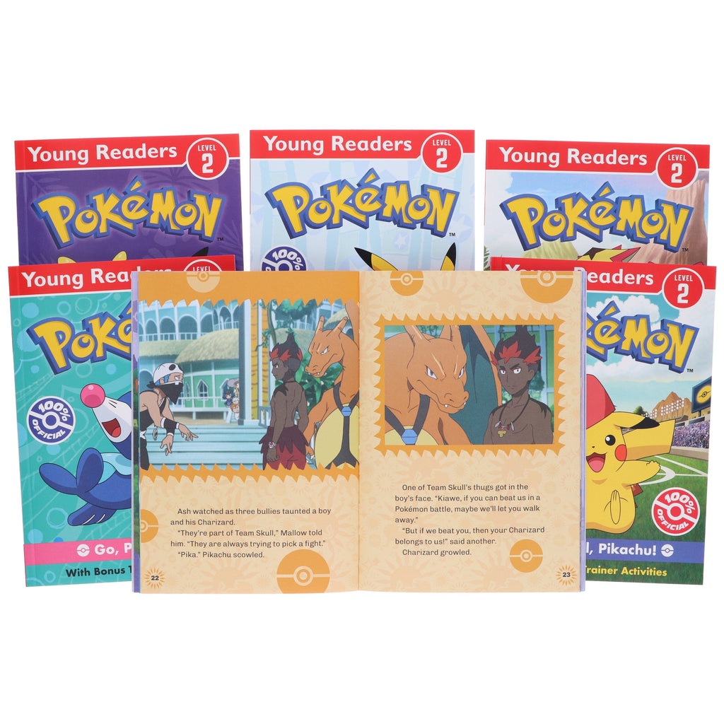 Pokémon: The Alola Collection Young Readers Level 2 6 Picture Books E-Books Set - Ages 4-8 - E-B00k