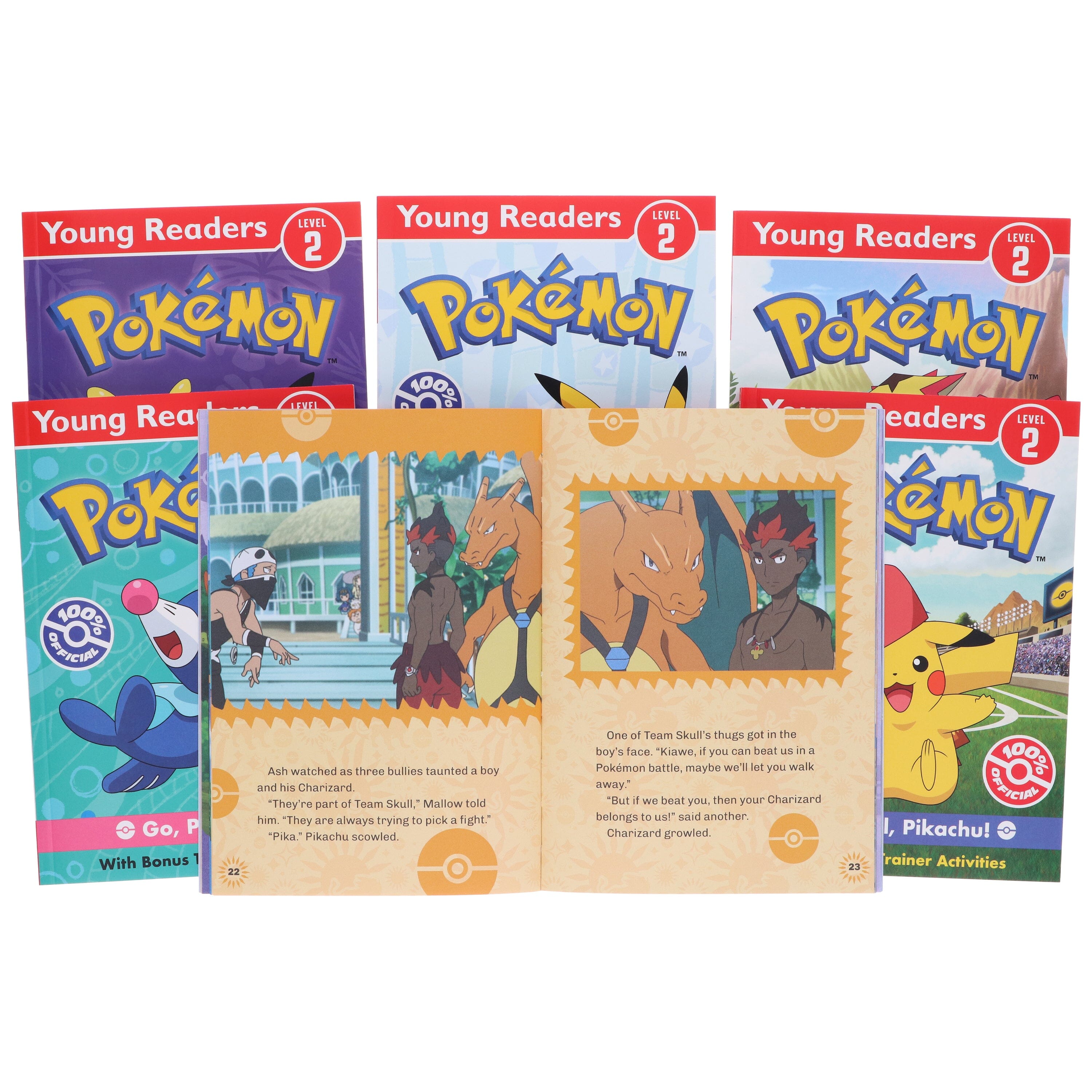 Pokémon: The Alola Collection Young Readers Level 2 6 Picture Books E-Books Set - Ages 4-8 - E-B00k