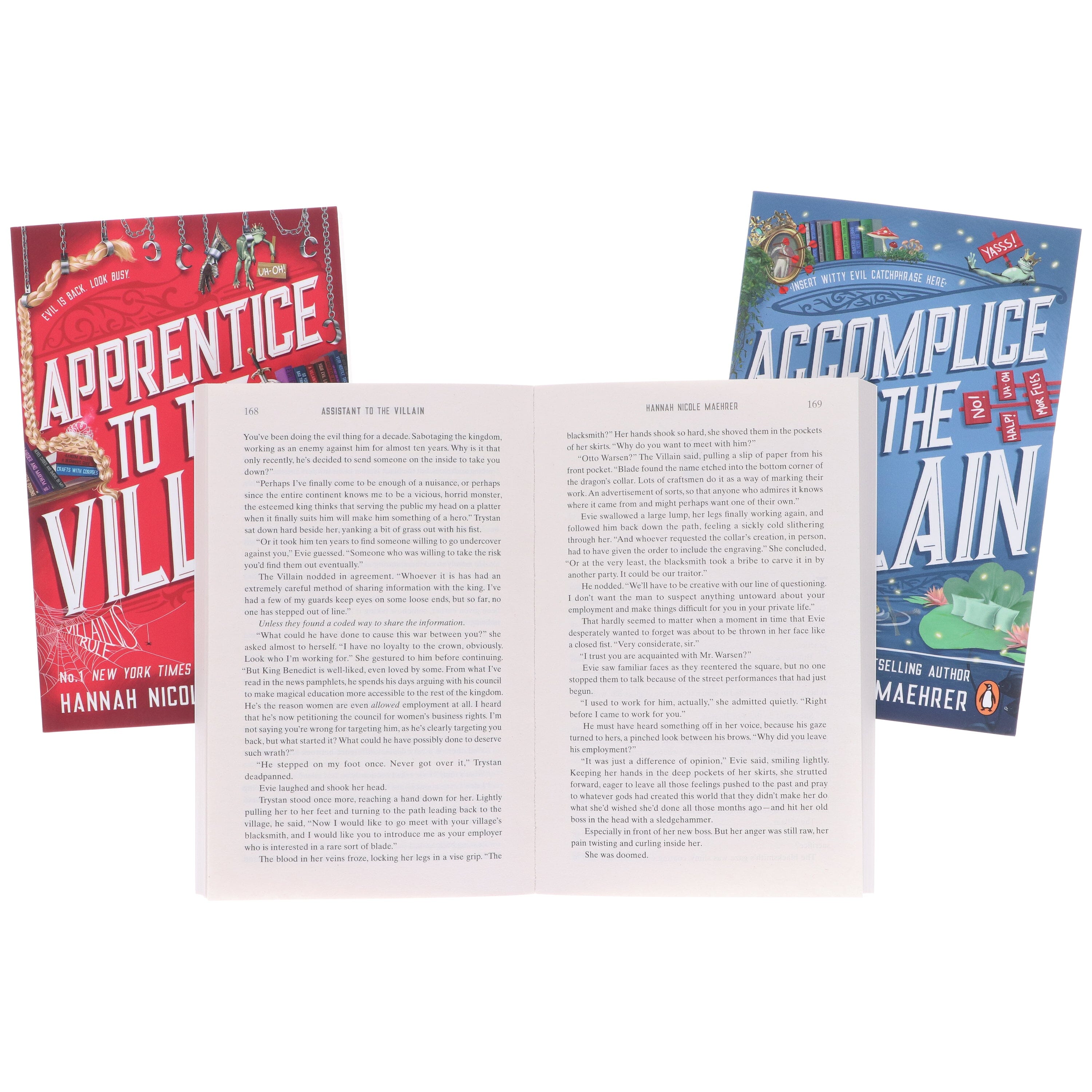 Assistant to the Villain Series By Hannah Nicole Maehrer 3 Books Collection Set - Fiction - E-B00k