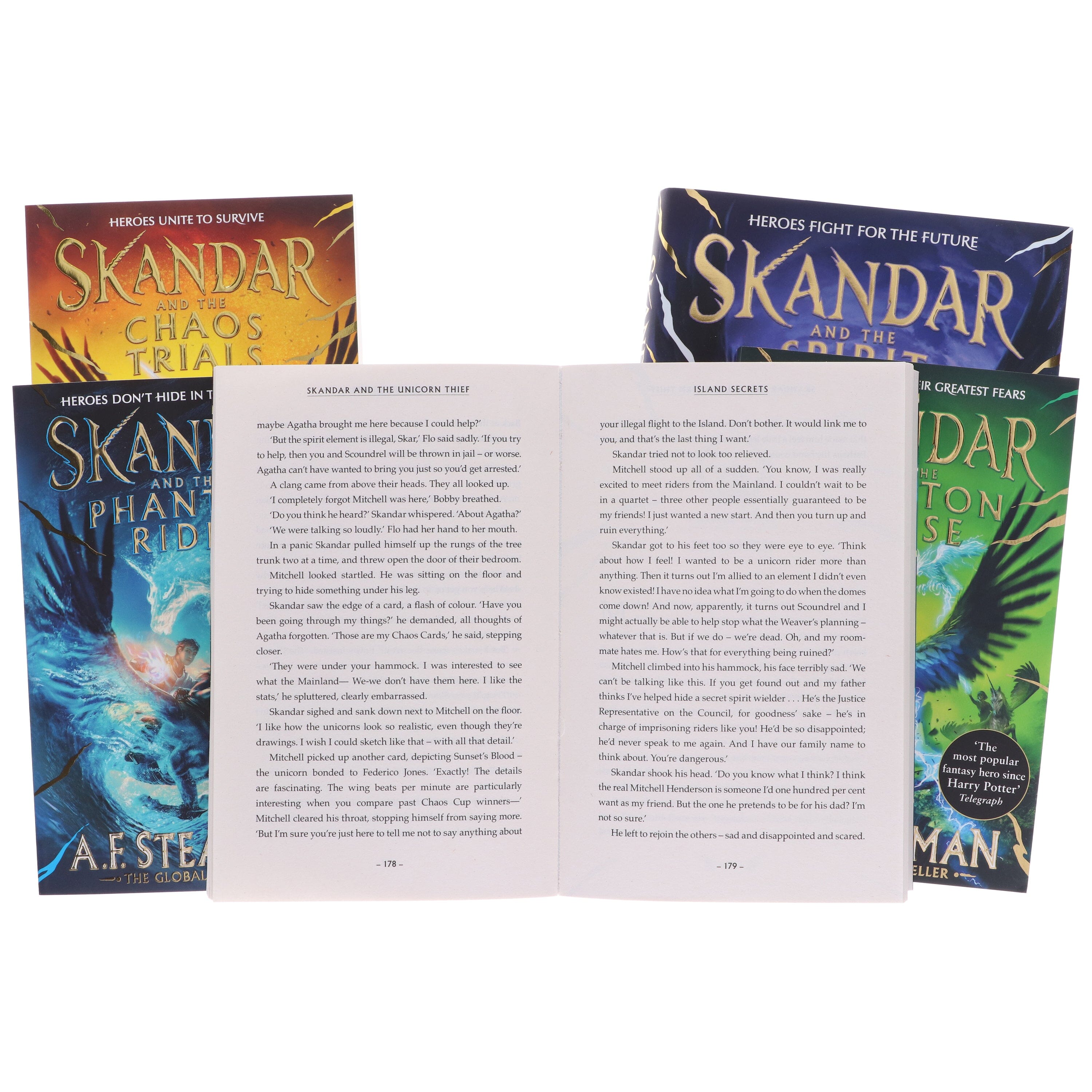 Skandar Series By A.F. Steadman 5 Books Collection Set - Ages 9-12 - E-B00k/E-B00k