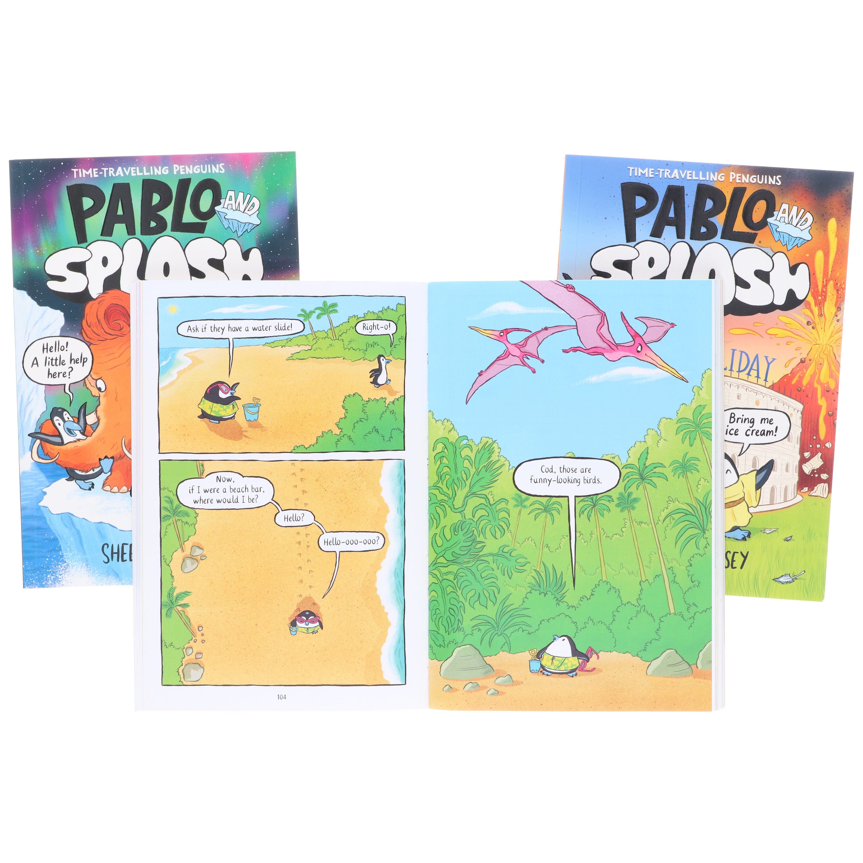 Pablo and Splash Graphic Novel Series by Sheena Dempsey Illustrated 3 Books Collection Set - Ages - 6-9 - E-B00k