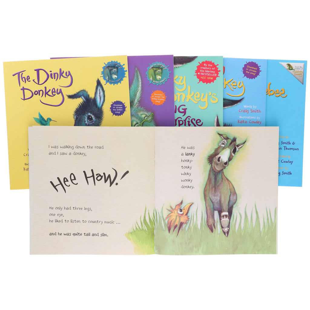 Wonky Donkey Series by Craig Smith & Maureen Thomson Illustrated 6 Books Collection Set - Ages 3+ - E-B00k