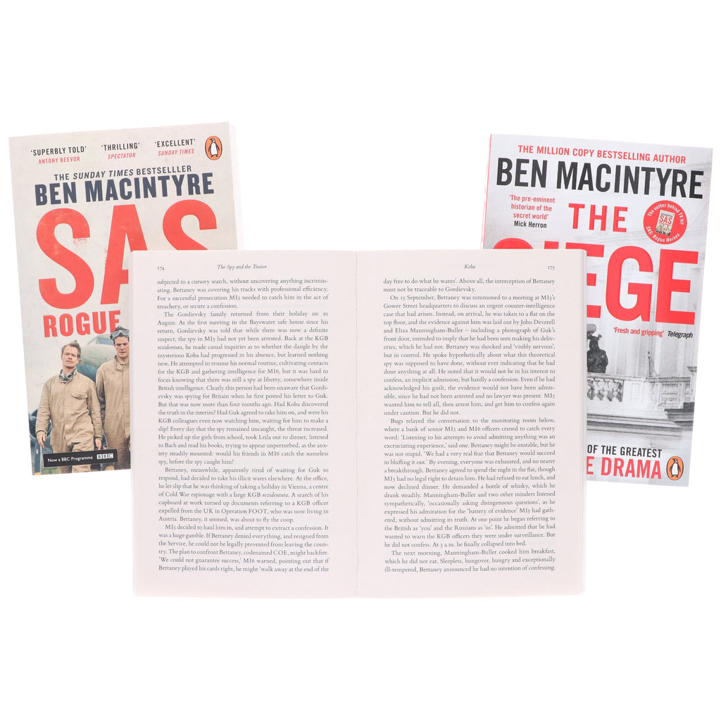 Ben Macintyre 3 Books Collection Set - Non Fiction - E-B00k