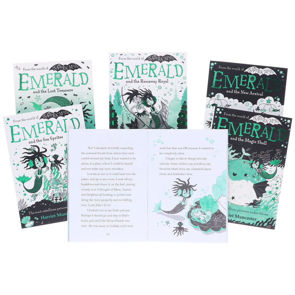 Emerald Series Book 1-6 (World of Isadora Moon) By Harriet Muncaster: 6 Books Collection Set - Ages 5-7 - E-B00k