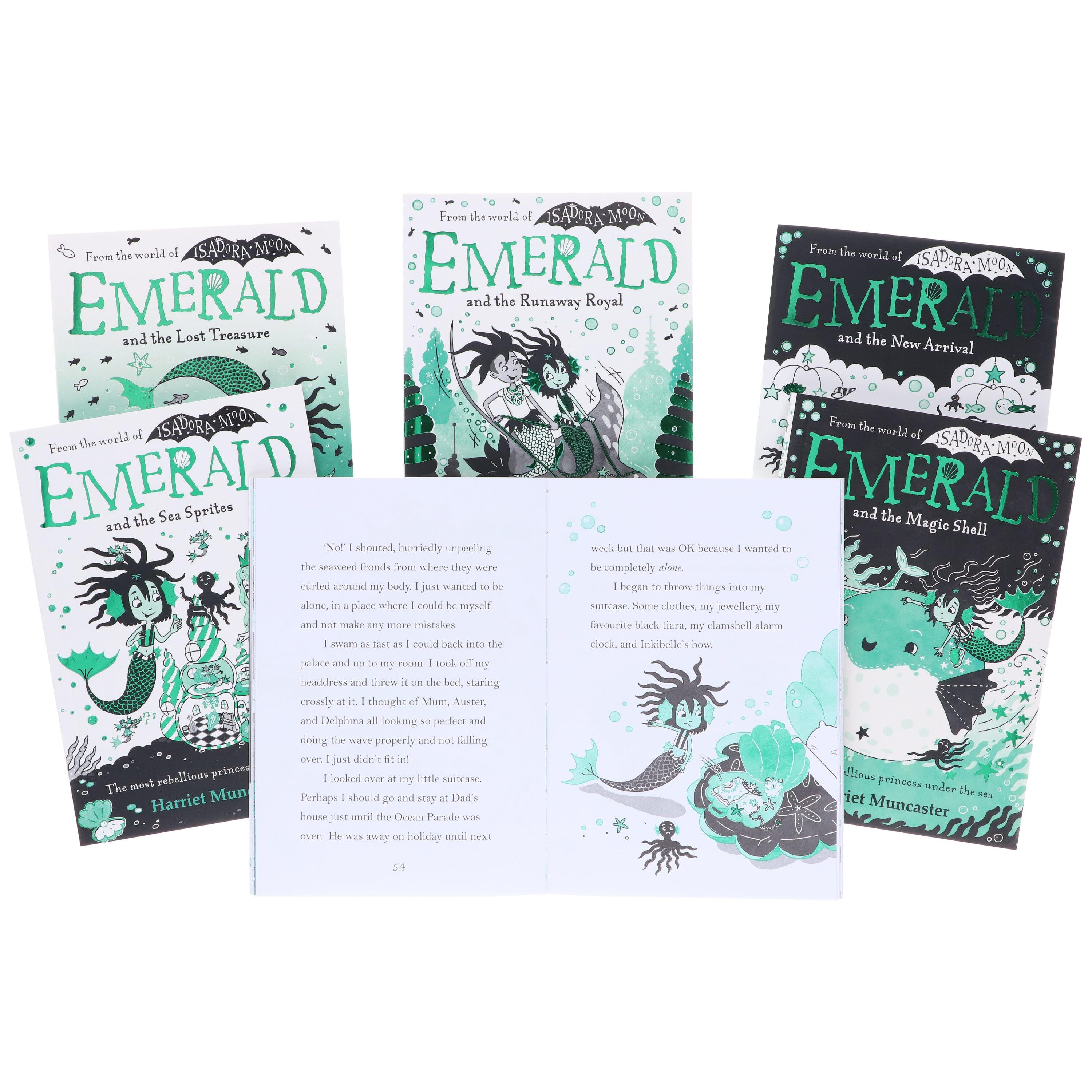 Emerald Series Book 1-6 (World of Isadora Moon) By Harriet Muncaster: 6 Books Collection Set - Ages 5-7 - E-B00k