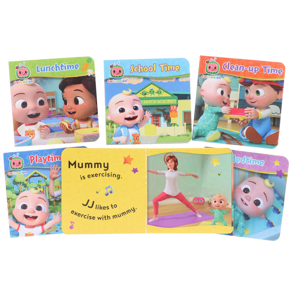 CoComelon Pocket Library: Illustrated 6 Mini books Collection E-Books Set - Ages 1-4 - Board Book
