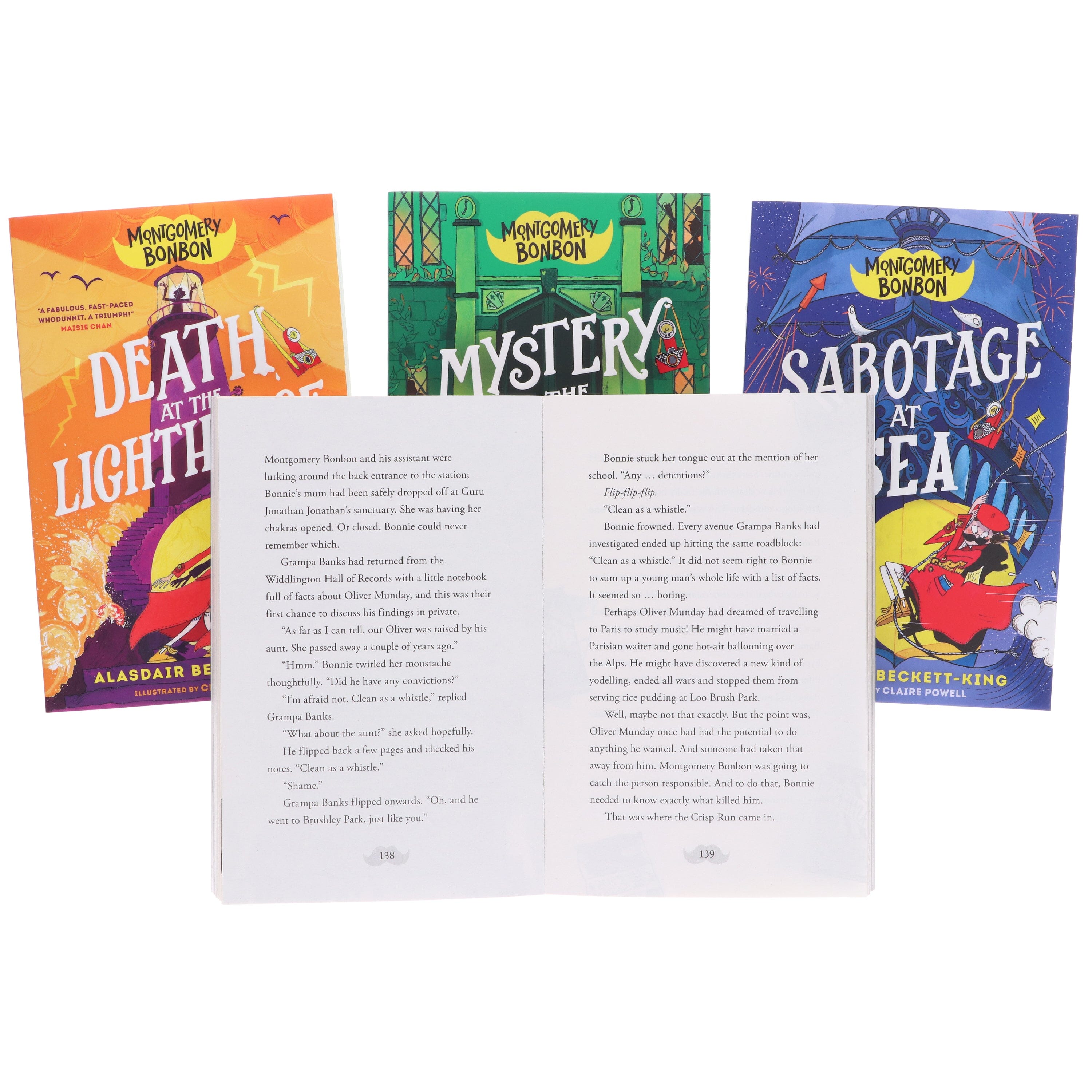 Montgomery Bonbon Series by Alasdair Beckett-King: Illustrated 4 Books Collection Set - Ages 9-12 - E-B00k