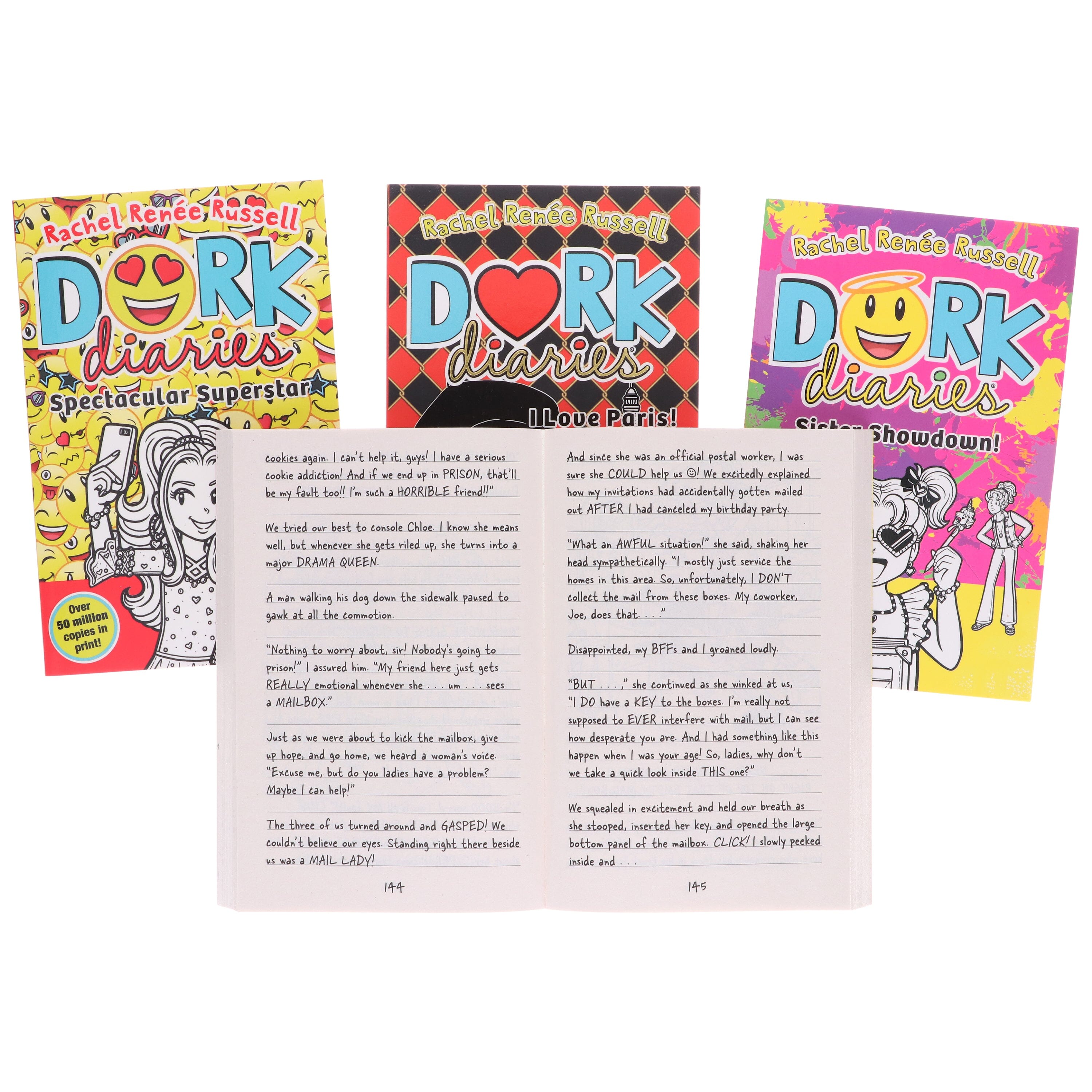 Dork Diaries Series (Vol. 13-16) By Rachel Renee Russell 4 Books Collection Set - Ages 9-11 - E-B00k