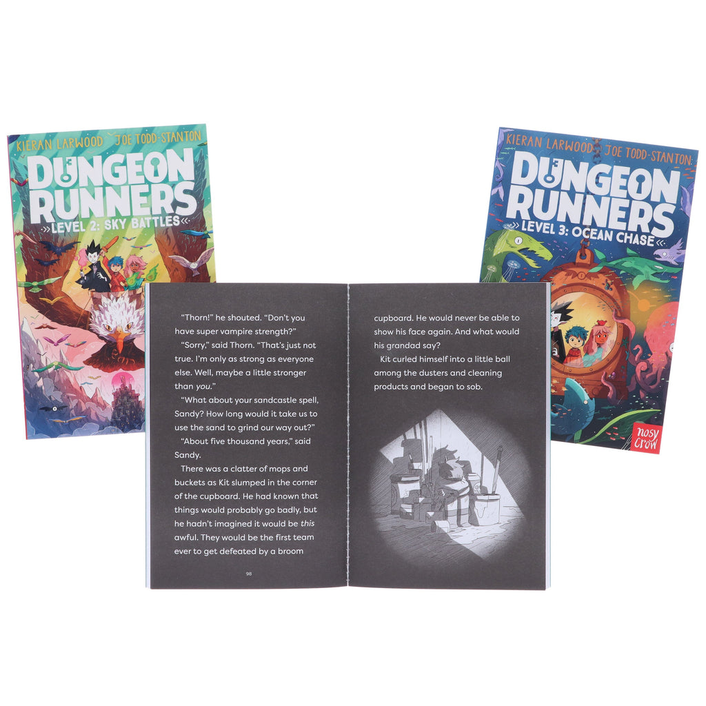 Dungeon Runners Series By Kieran Larwood: Illustrated 3 Books Collection Set - Ages 7-9 - E-B00k