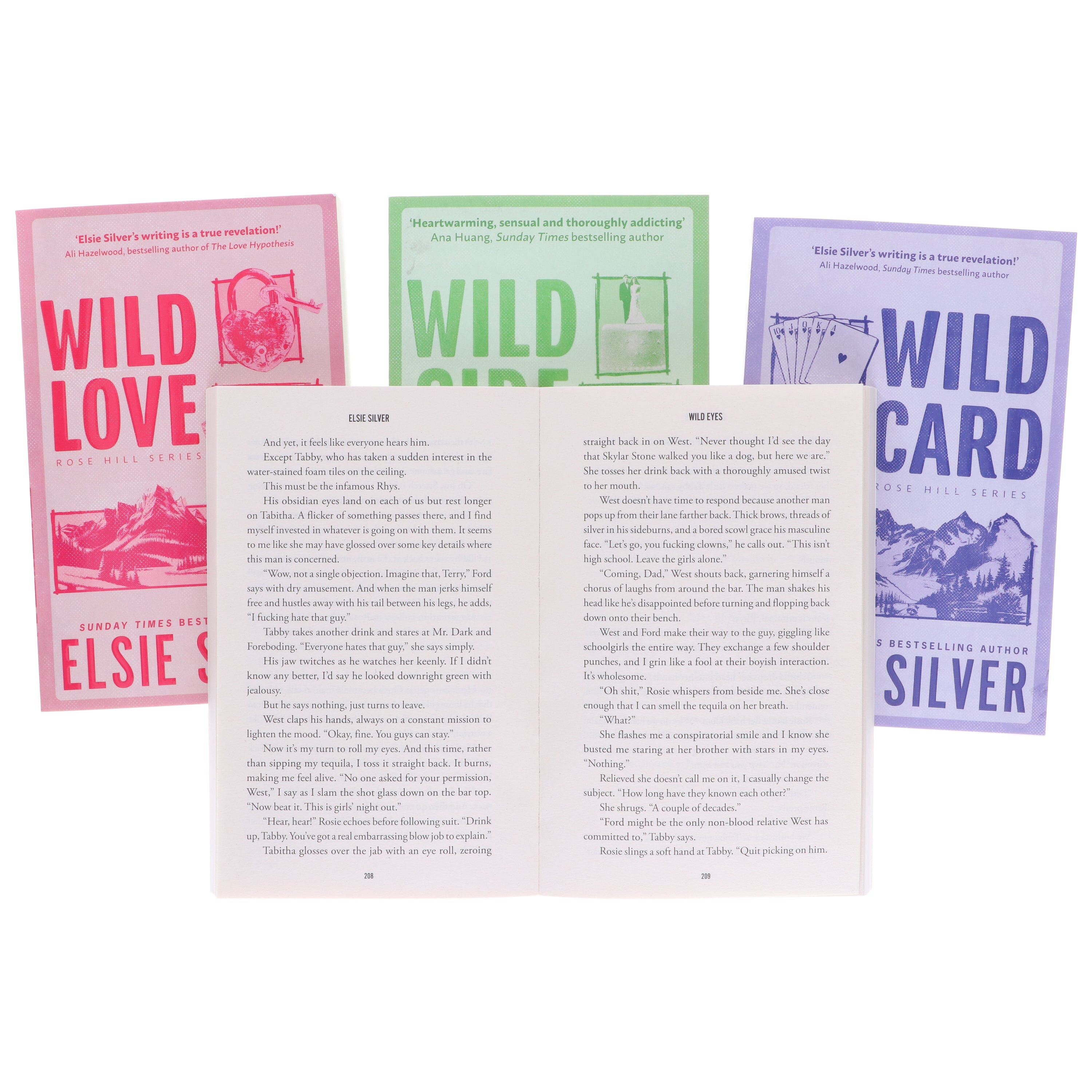 Rose Hill Series By Elsie Silver (Wild Love, Wild Eyes, Wild Side & Wild Card) 4 Books Collection Set - Fiction - E-B00k
