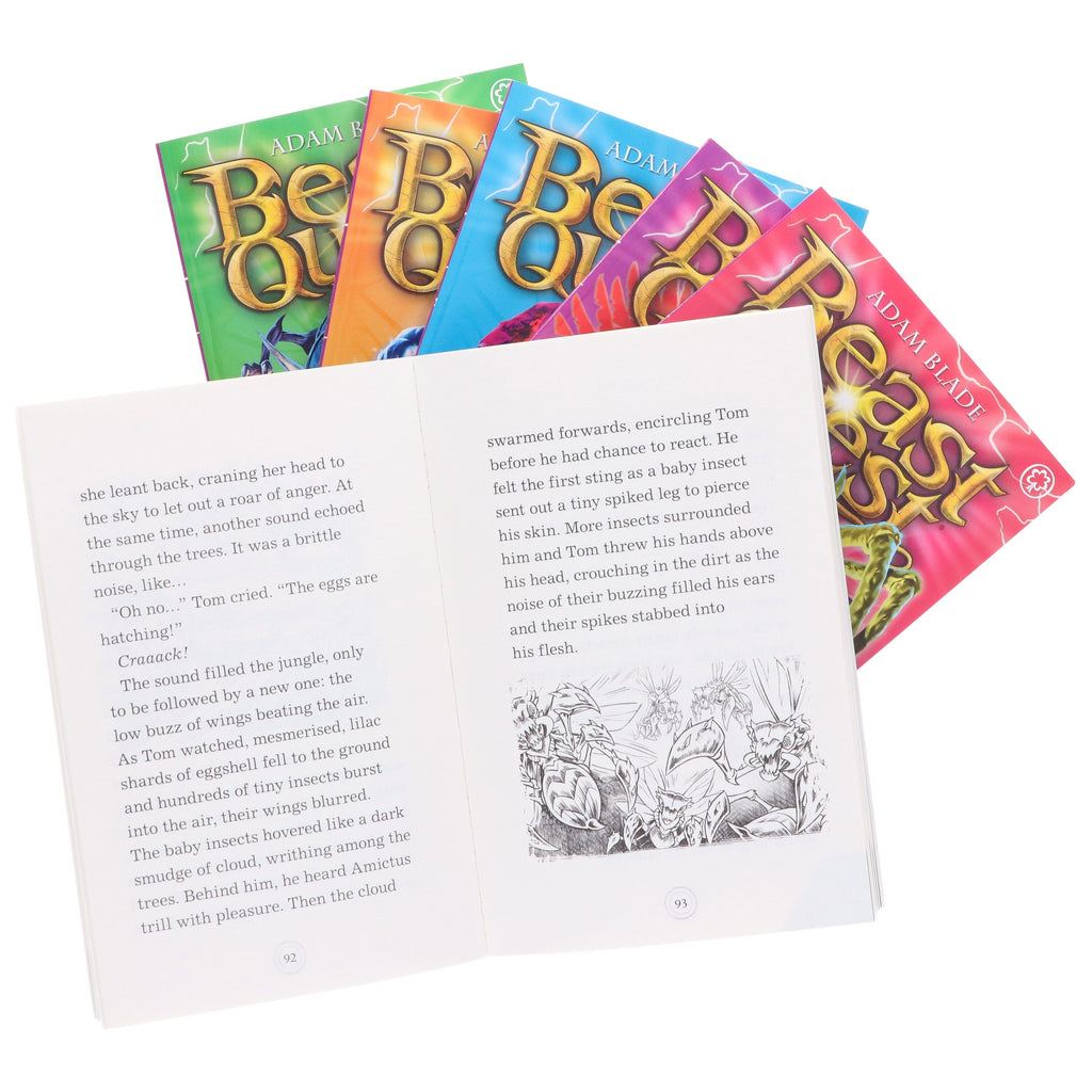 Beast Quest Series 4 & 5 by Adam Blade: 12 Books Collection Set - Ages 7-9 - E-B00k