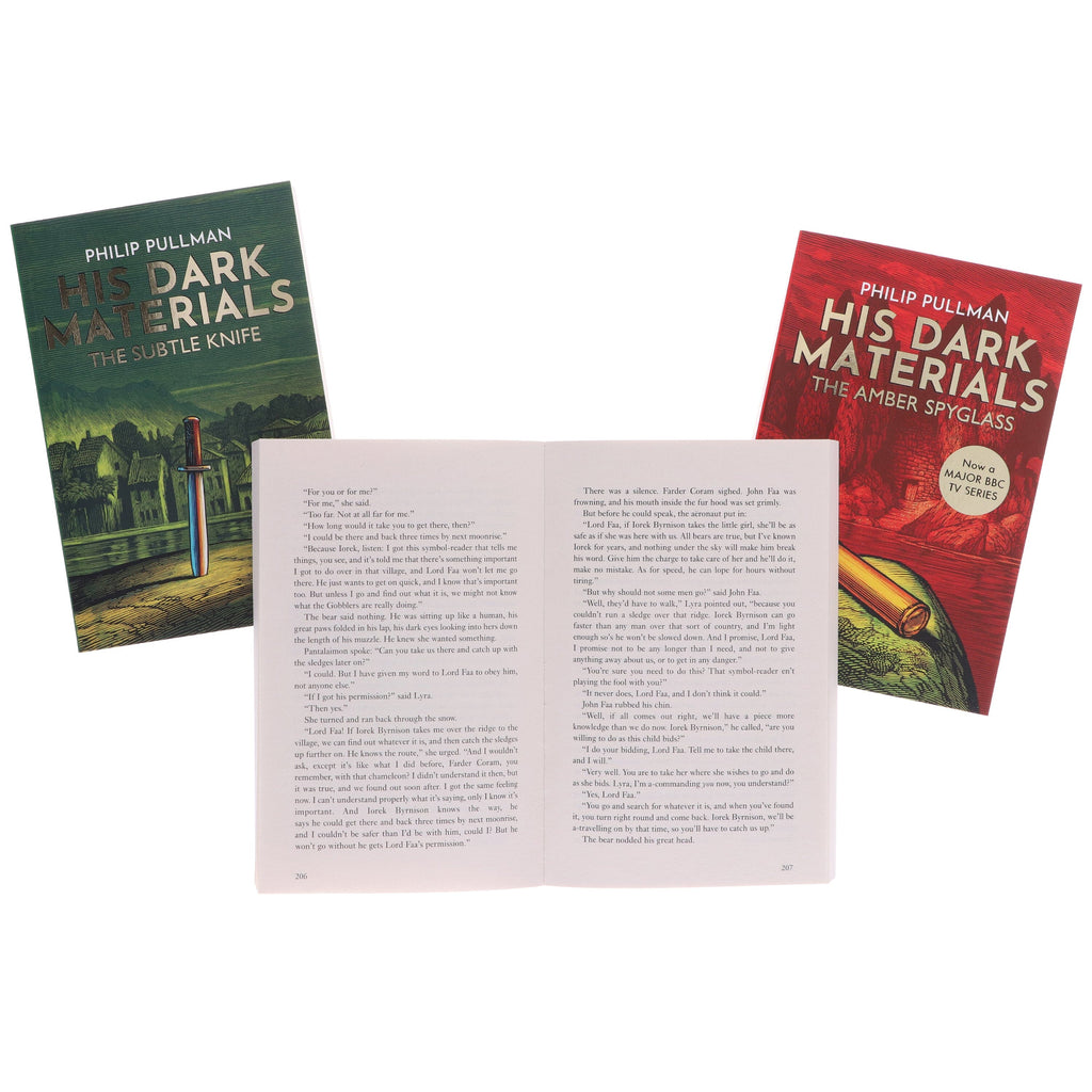 Damaged - His Dark Materials trilogy by Philip Pullman (Northern Lights, Subtle Knife & Amber Spyglass) 3 Books Collection E-Books Set - Ages 11+ - E-B00k - T 41