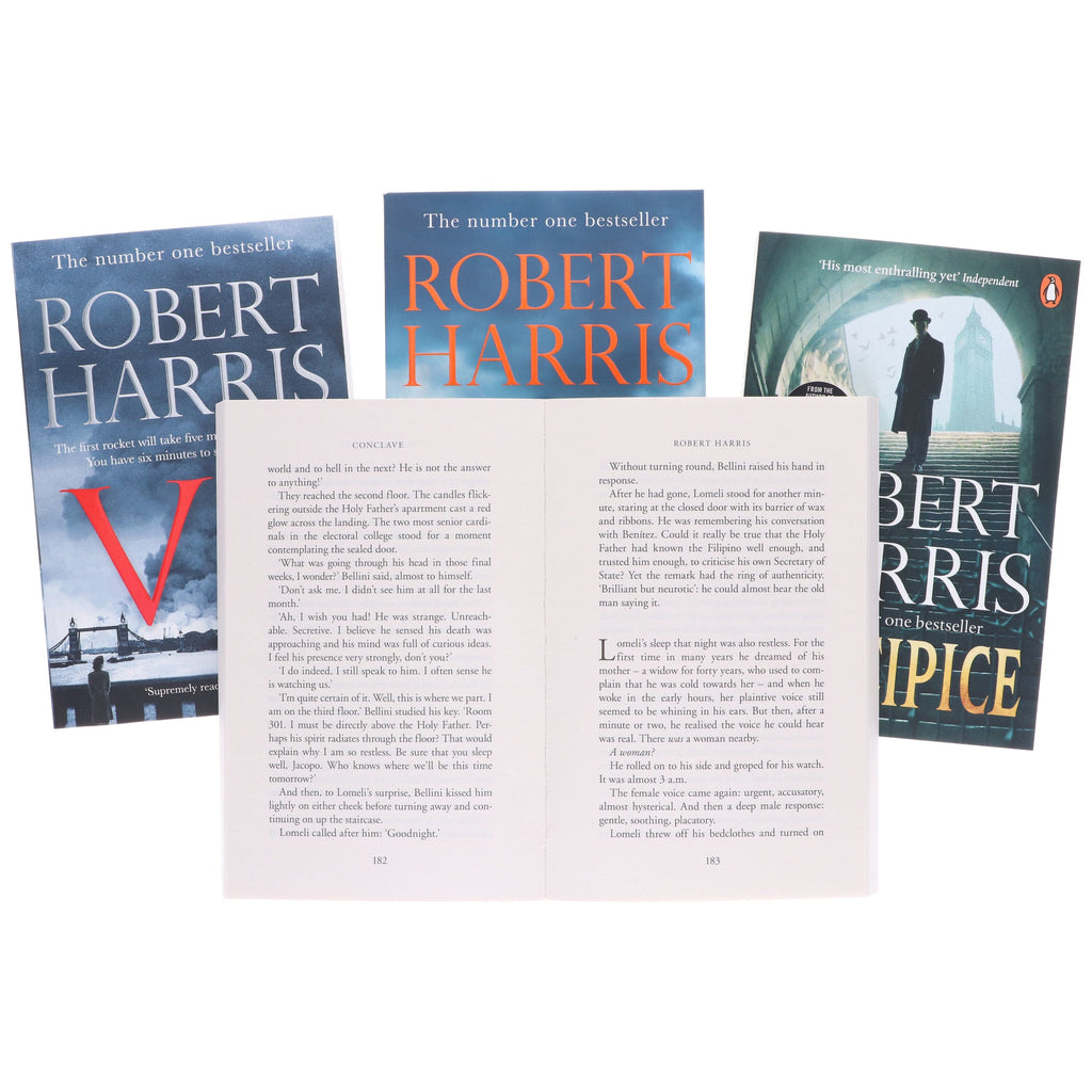 Robert Harris Collection (Conclave,V2, Act of Oblivion & Precipice) 4 Books Set - Fiction - E-B00k