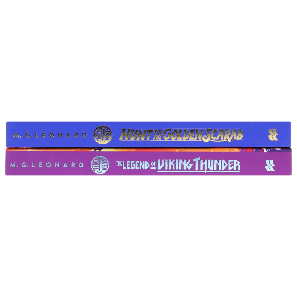 Time Keys Series by M. G. Leonard Illustrated 2 Books Collection Set - Ages 9-11 - E-B00k