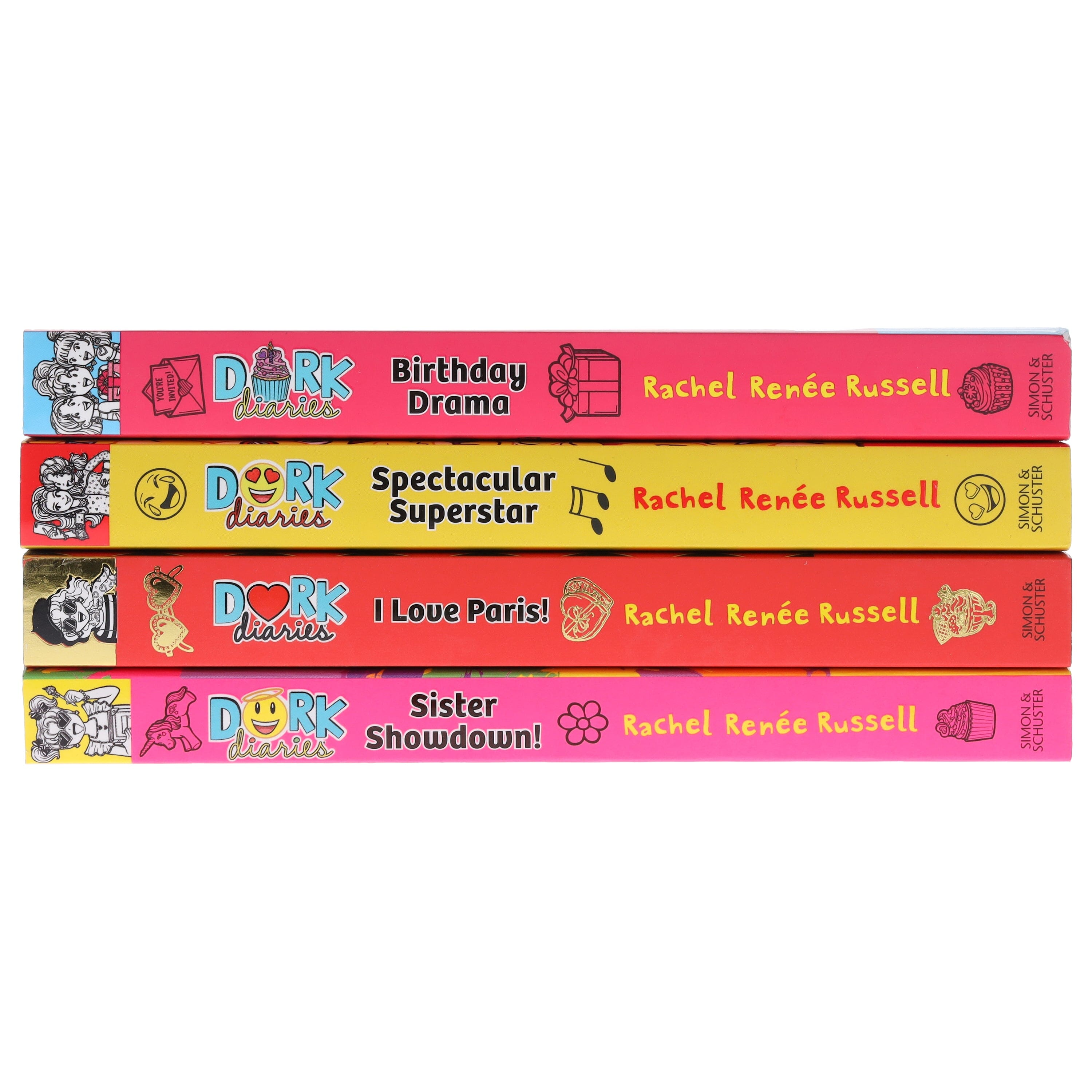 Dork Diaries Series (Vol. 13-16) By Rachel Renee Russell 4 Books Collection Set - Ages 9-11 - E-B00k