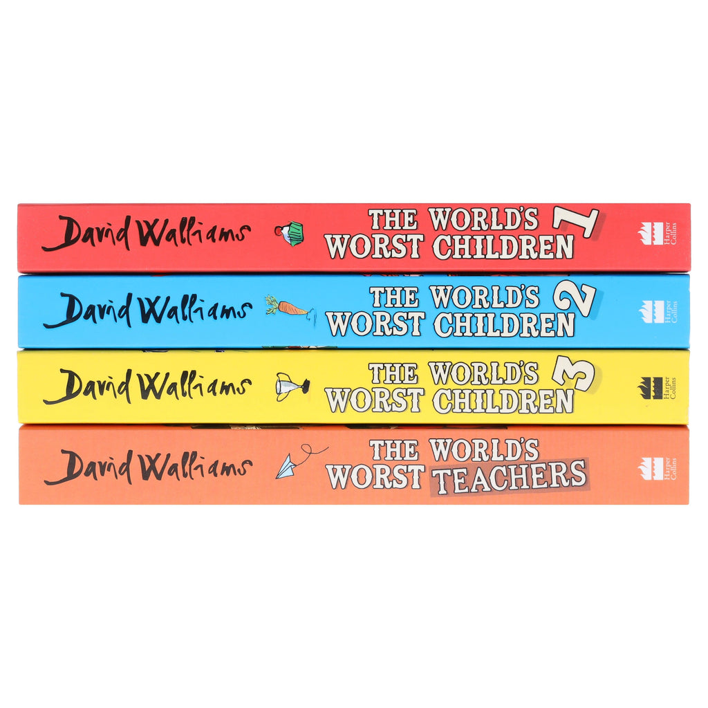 The World's Worst Children Series by David Walliams: Illustrated 4 Books Collection Set - Ages 7-12 -E-B00k