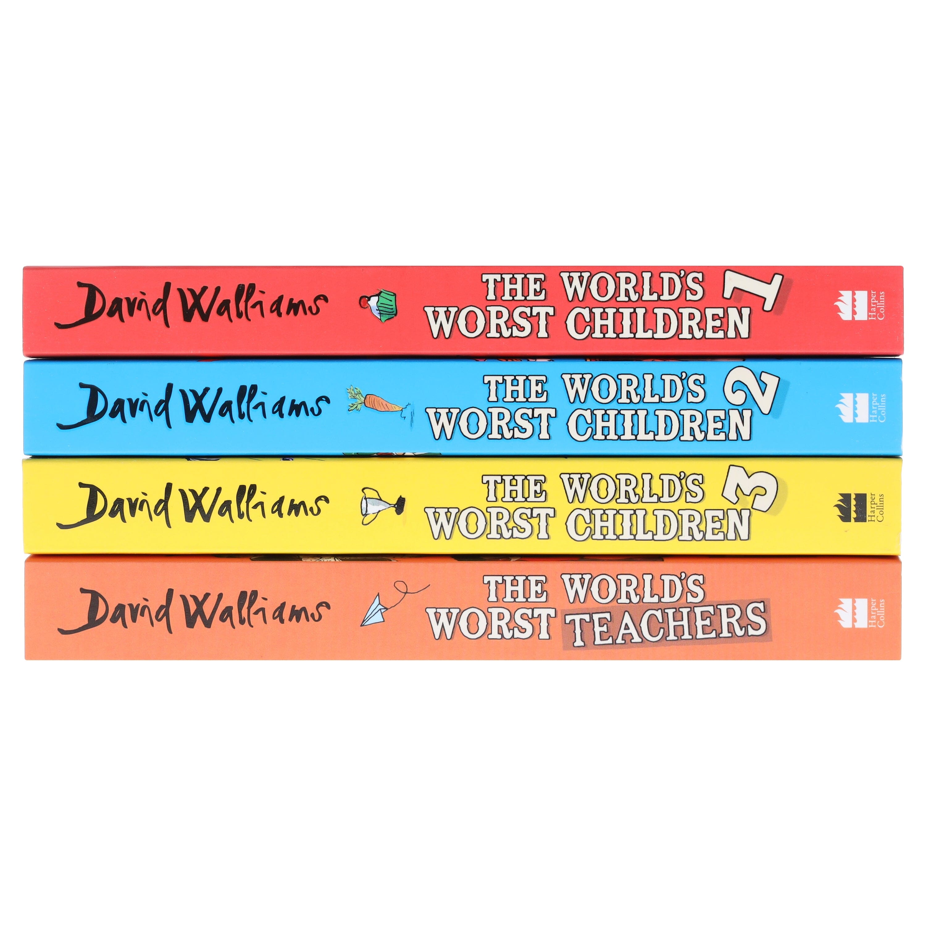The World's Worst Children Series by David Walliams: Illustrated 4 Books Collection Set - Ages 7-12 -E-B00k