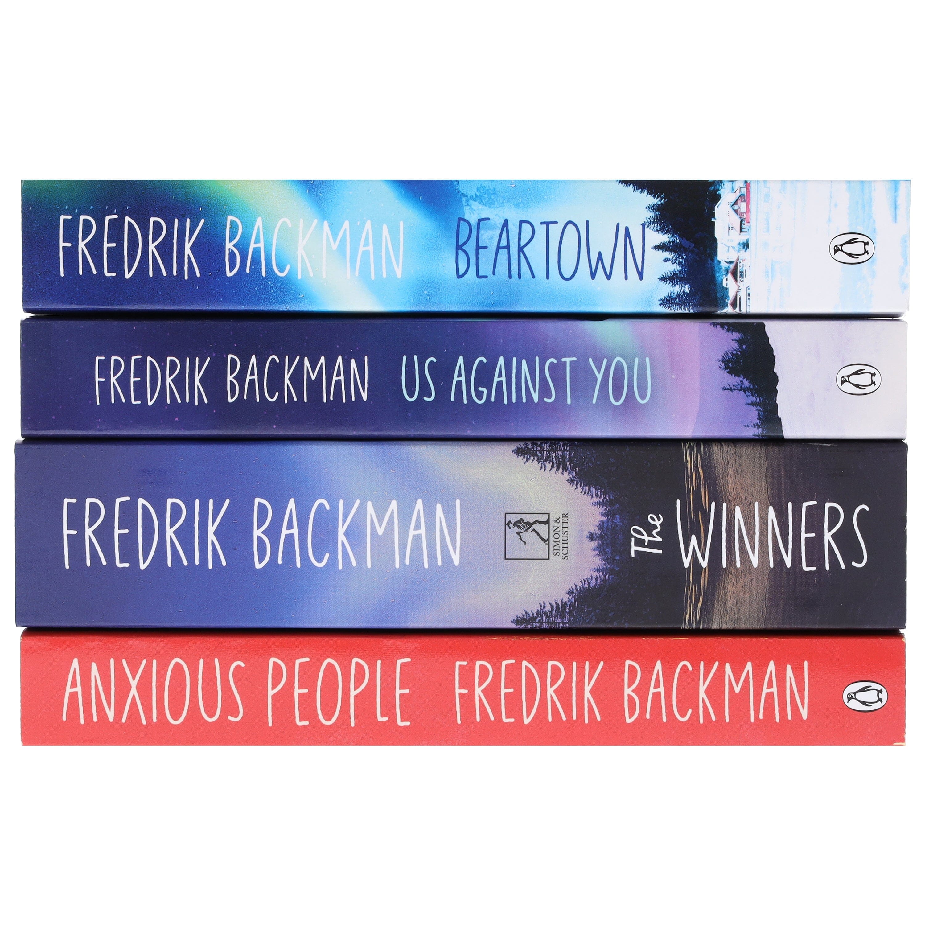 Damaged - Fredrik Backman 4 Books Collection Set - Fiction - E-B00k - T 55