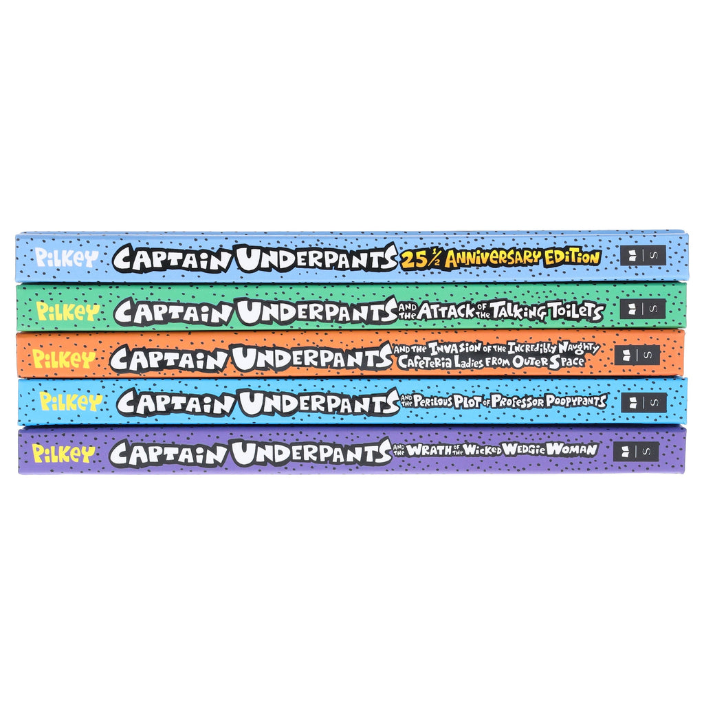 The Captain Underpants Colossal Color Collection Epic Graphic Novels 5 Books Set - Ages 7-10 - E-B00k