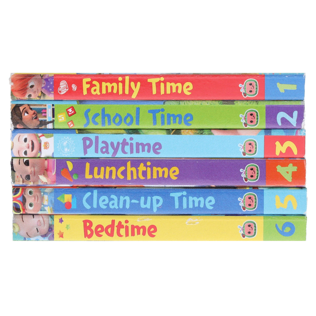 CoComelon Pocket Library: Illustrated 6 Mini books Collection E-Books Set - Ages 1-4 - Board Book