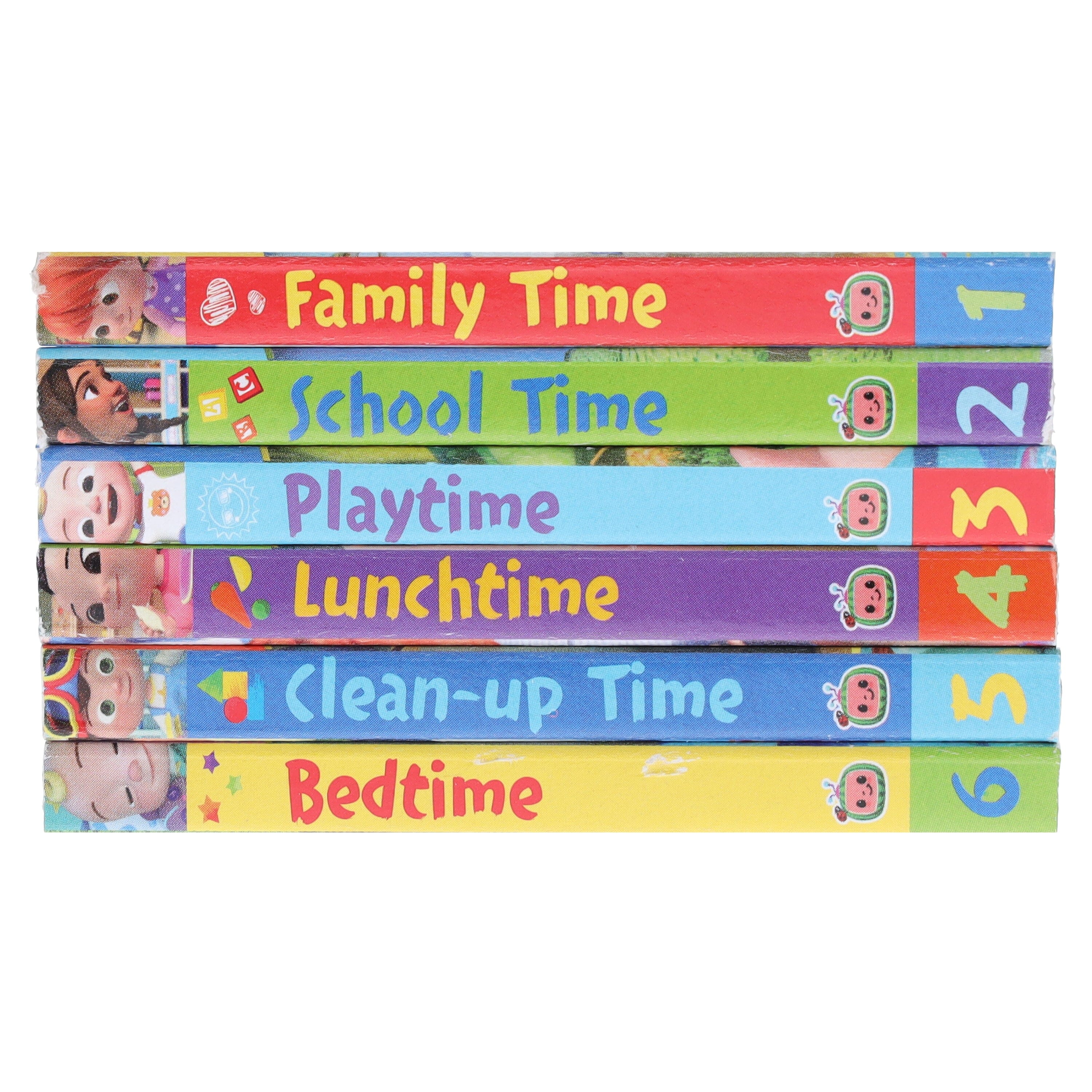 CoComelon Pocket Library: Illustrated 6 Mini books Collection E-Books Set - Ages 1-4 - Board Book