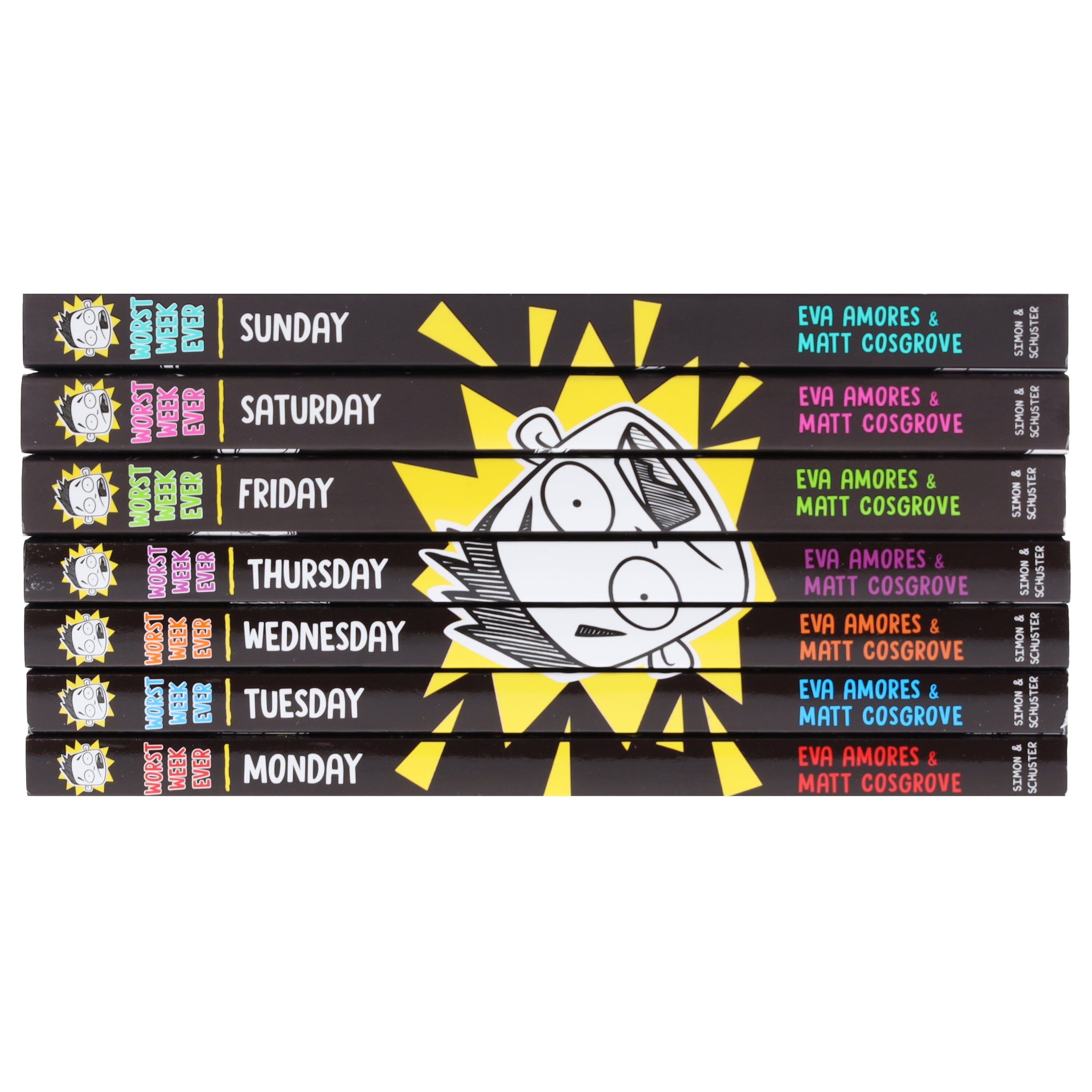 Worst Week Ever! Series By Eva Amores And Matt Cosgrove 7 Books Collection Set - Ages 8+ - E-B00k