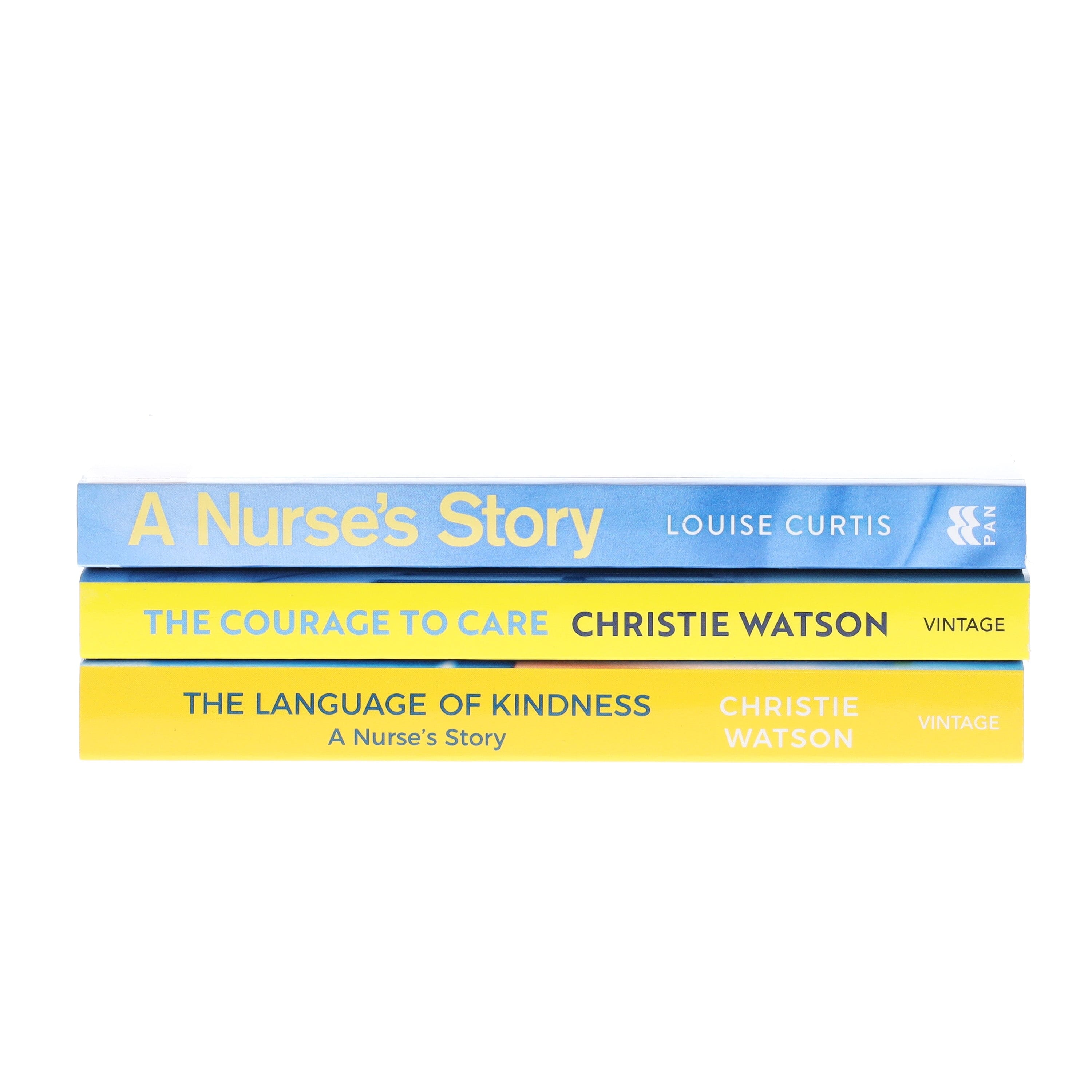The Language of Kindness, The Courage to Care & A Nurse's Story by Christie Watson, Sarah Johnson & Louise Curtis 3 Books Collection Set - Non Fiction - E-B00k