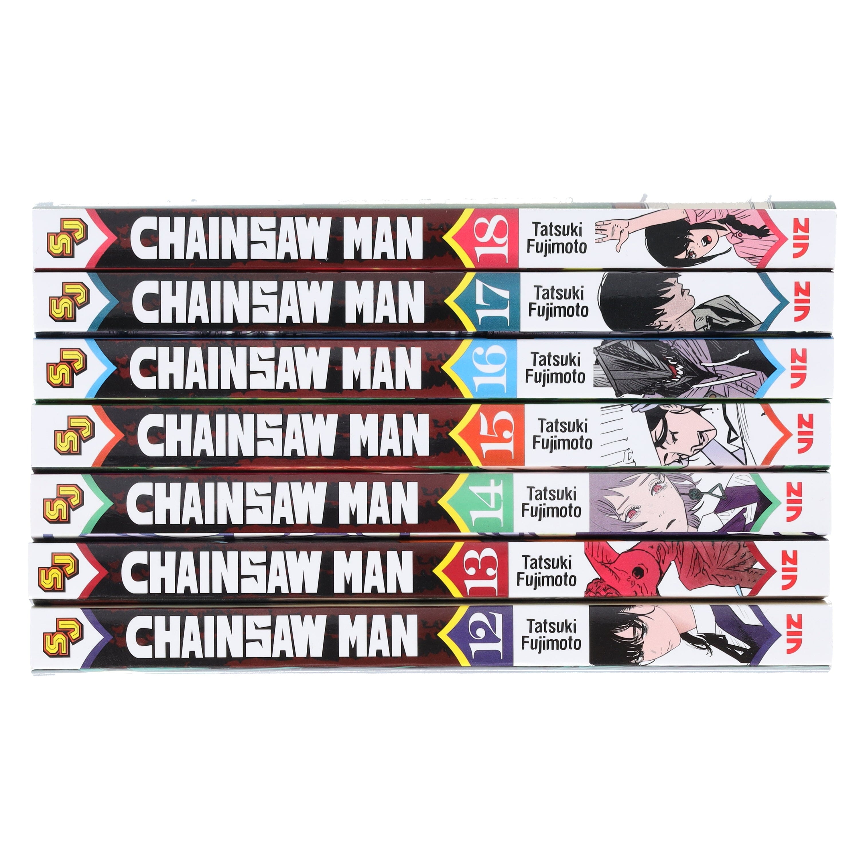 Chainsaw Man Volume 12-18 by Tatsuki Fujimoto: 7 Books Collection Set - Manga - E-B00k