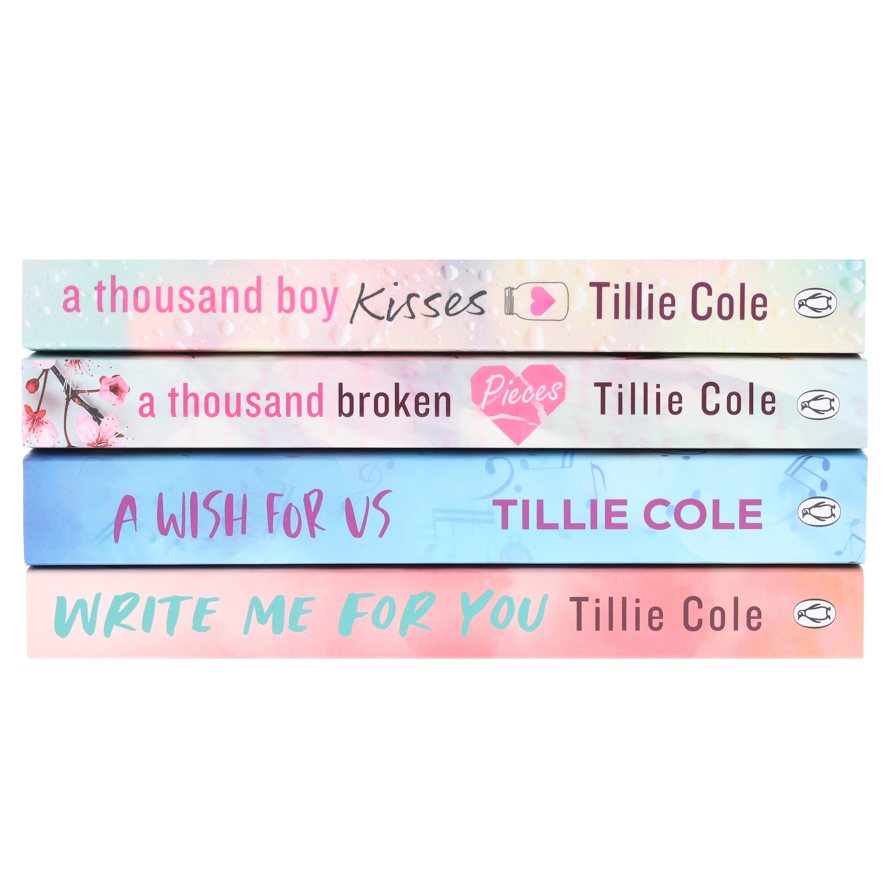 Tillie Cole Collection (A Thousand Boy Kisses, A Thousand Broken Pieces, A Wish For Us & Write Me For You) 4 Books Set - Fiction - E-B00k