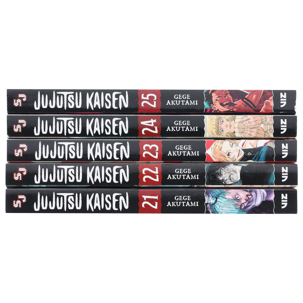Jujutsu Kaisen (Volume 21-25) By Gege Akutami: 5 Books Collection Manga Set - Ages 16+ - E-B00k