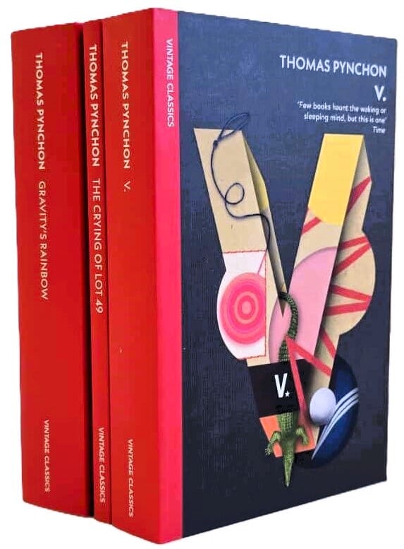 Thomas Pynchon Novels (V, The Crying of Lot 49 & Gravity's Rainbow) 3 Books Collection Set - Fiction - E-B00k