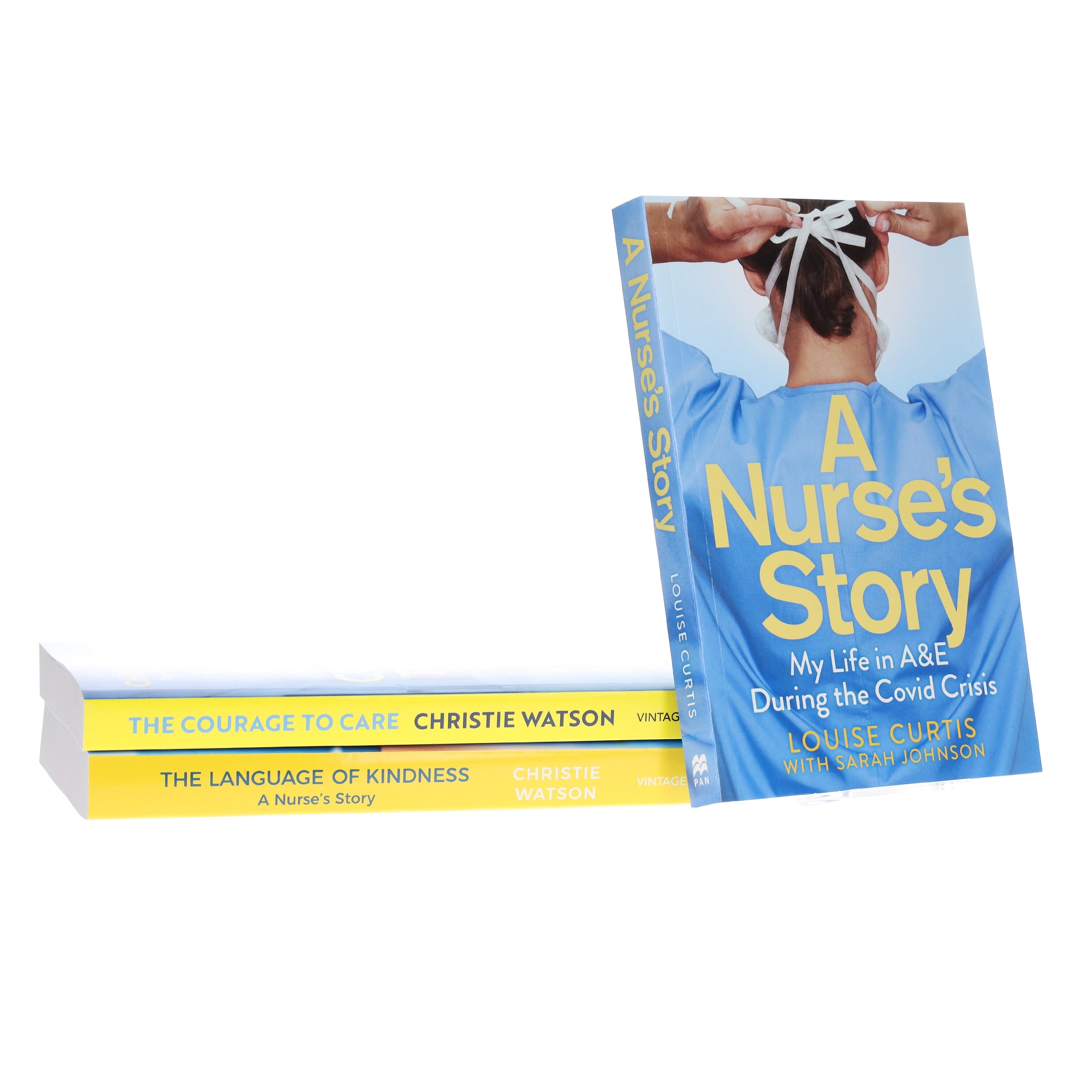 The Language of Kindness, The Courage to Care & A Nurse's Story by Christie Watson, Sarah Johnson & Louise Curtis 3 Books Collection Set - Non Fiction - E-B00k